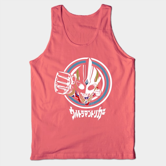 Ultraman Trigger Tank Top by titansshirt